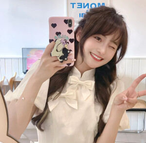 九个超可爱的女生真人头像，姐妹们赶紧冲吖！