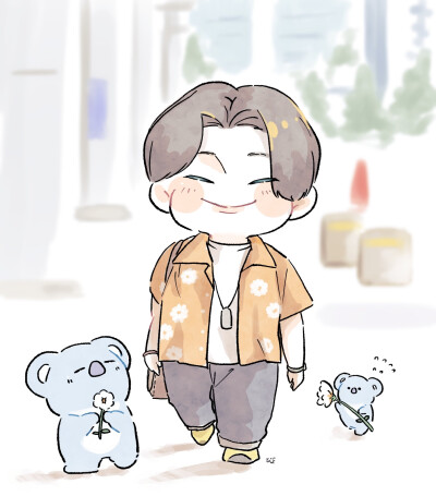 金南俊手绘,搜图不易，留图请点赞，专辑内所有图片均有才阿米所绘，我只是图片搬运工，只留作欣赏