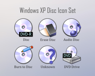 windows xp 光盘图示