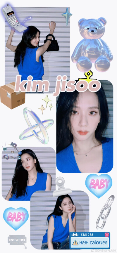 jisoo拼接壁纸