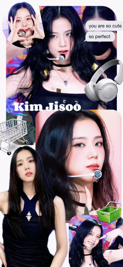 jisoo拼接壁纸