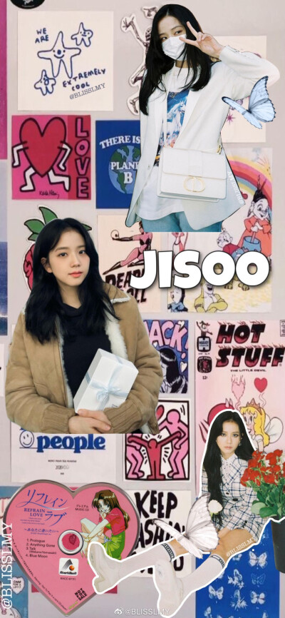 jisoo拼接壁纸