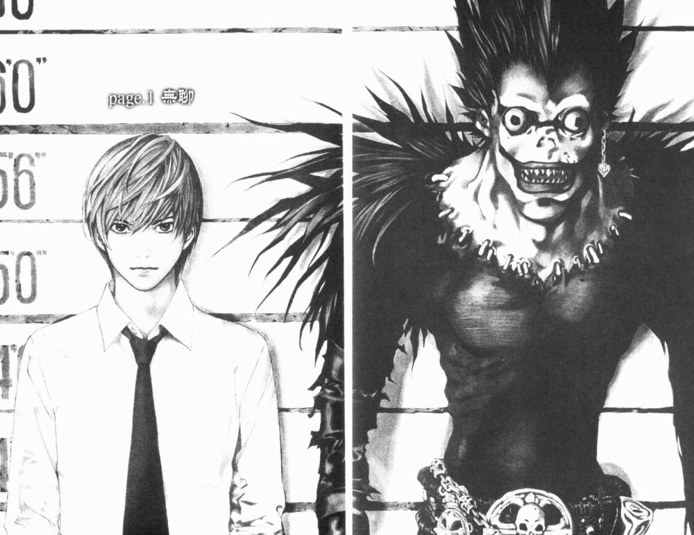 死亡笔记DEATH NOTE——黑白动漫