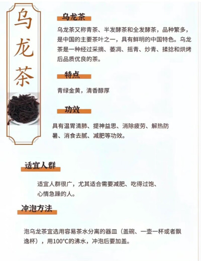 中国茶学知识