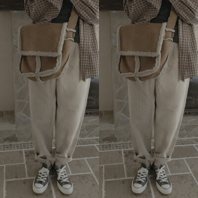  *库存 仿麂皮 P 包