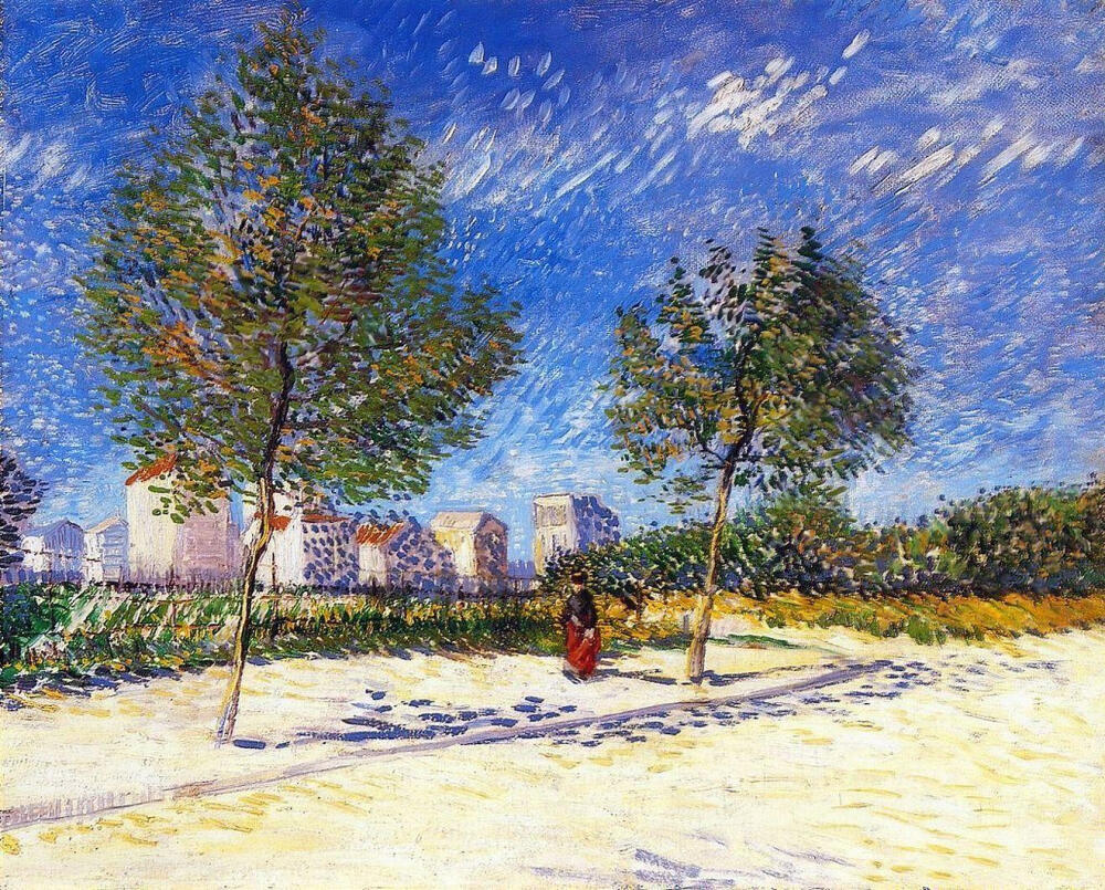 梵高——风景油画