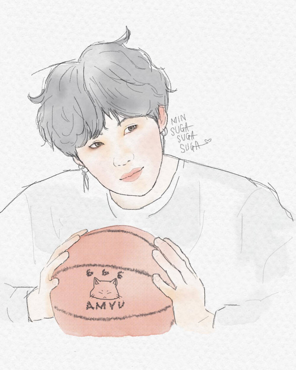 闵玧其手绘 ,搜图不易,留图请点赞,专辑内所有图片均有才阿米所绘,我