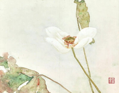 居廉《清逸出尘册》