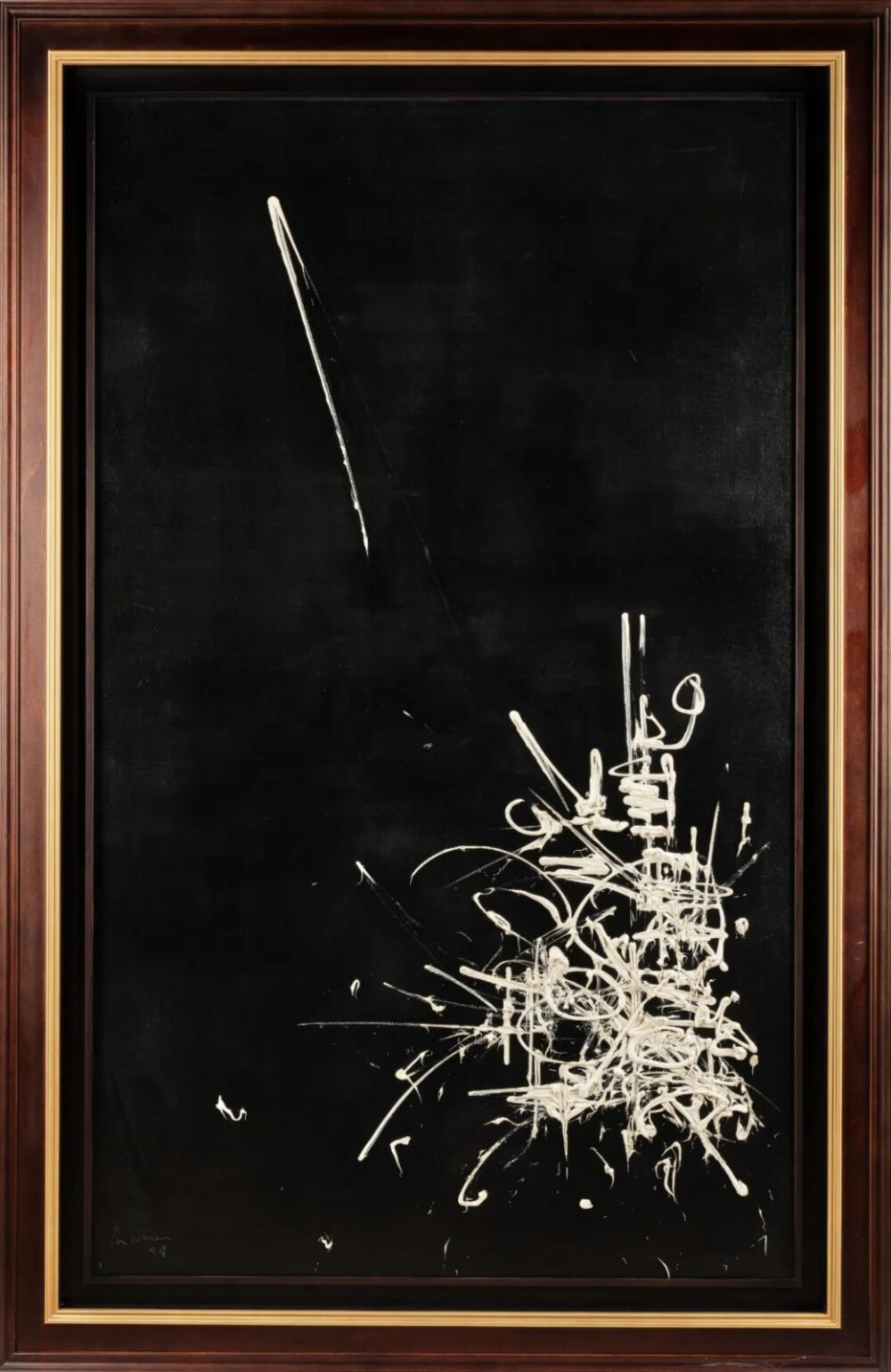 乔治·马修《和平公约-勃艮第公爵与卢森堡女公爵》，油彩、画布，162.5×97.5cm，1958年，邦瀚斯秋拍估价：150万-200万港元