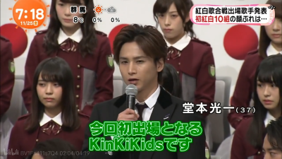 kinki kids红白发表