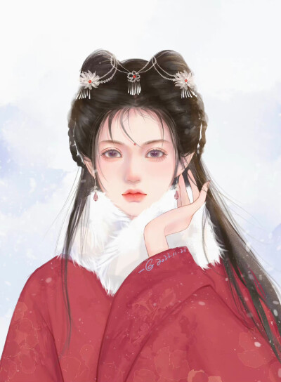 手绘头像
画师:画师一白