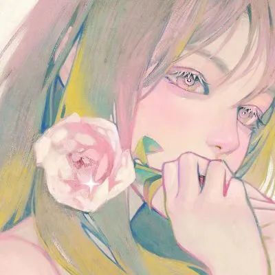 手绘女头