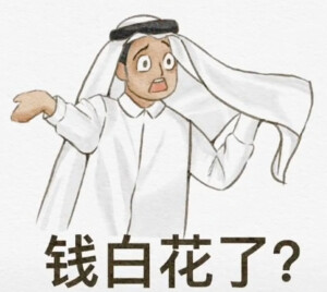 卡塔尔王子谢谢网友的表情包