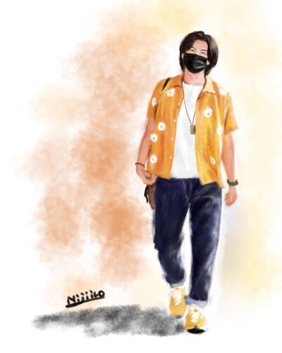 金南俊手绘,搜图不易，留图请点赞，专辑内所有图片均有才阿米所绘，我只是图片搬运工，只留作欣赏