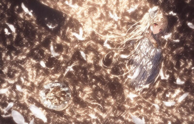 ai
关键词Masterpiece, best quality, fine detail, beautiful detailed eyes, full body, no expression, (long hair), pink micro-curly hair, blue eyes, wings, （水中），飘起的头发，（萝莉），悬浮，光，羽毛…