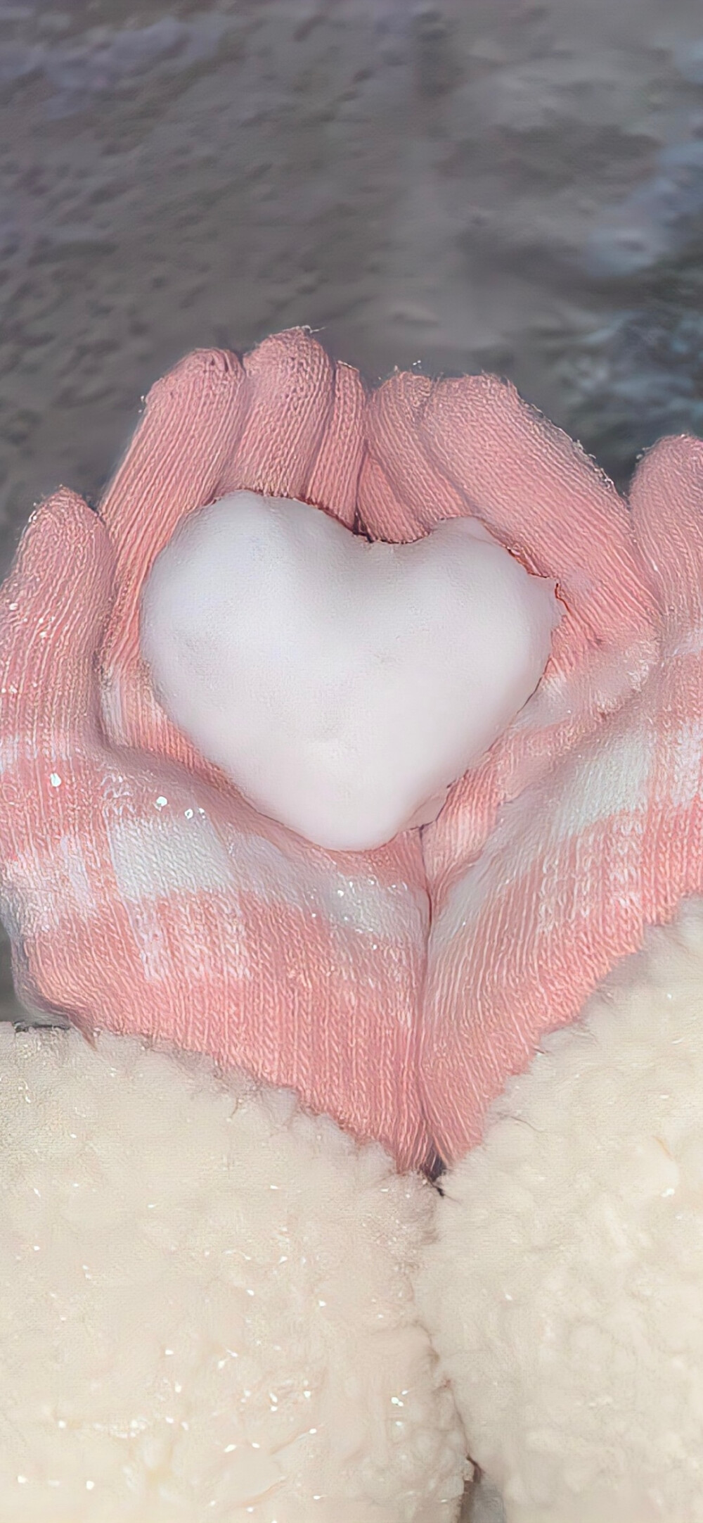 暖色 白色 粉色 锁屏壁纸 可爱