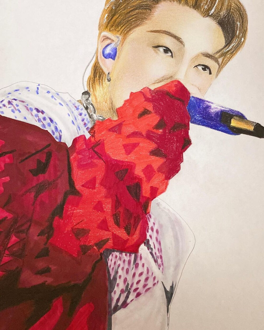 金南俊手绘,搜图不易，留图请点赞，专辑内所有图片均有才阿米所绘，我只是图片搬运工，只留作欣赏