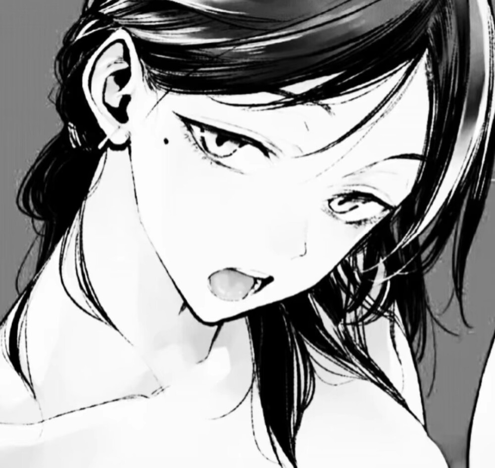 甜酷 黑白动漫女头／