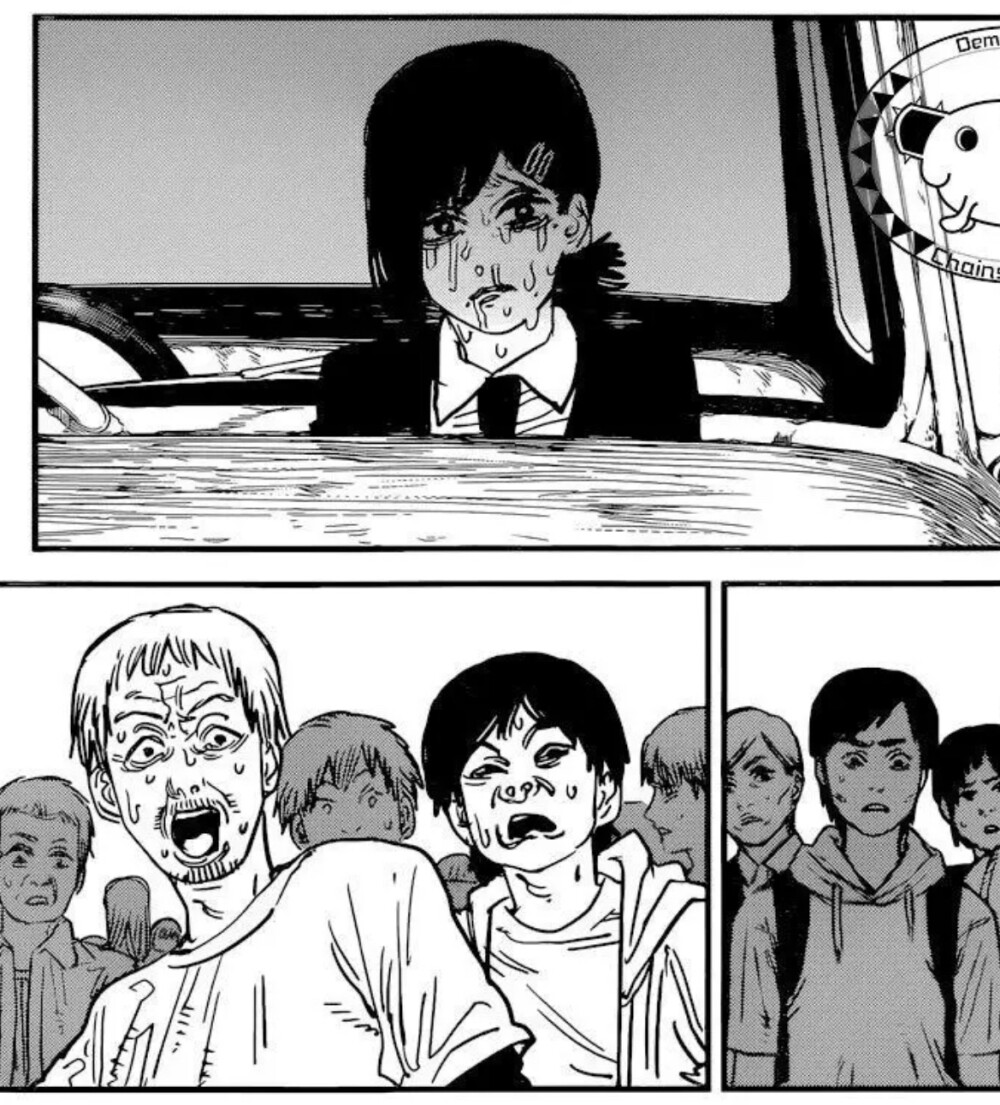 电锯人漫画 东山小红