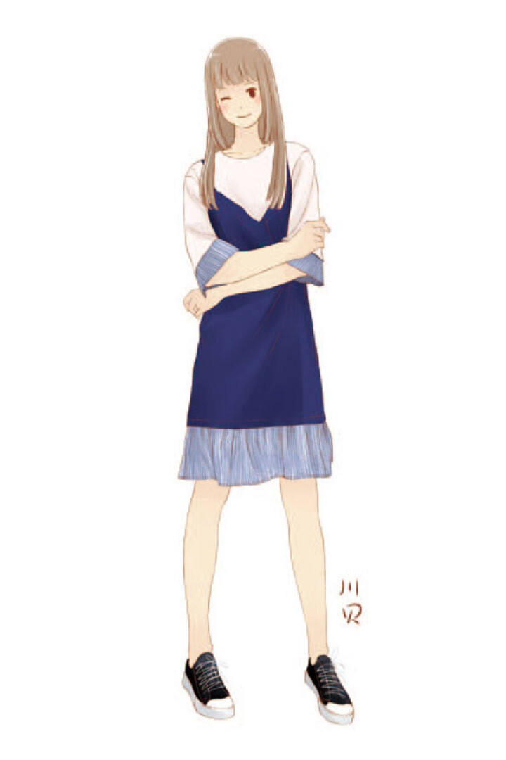 二次元插画(服饰)