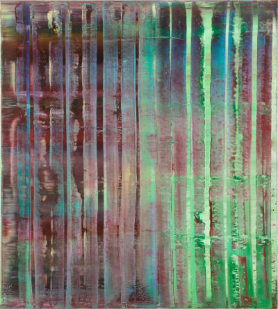 格哈特‧里希特（Gerhard Richter）《抽象画 (774-1)》，油彩画布，200×180.3cm，1992年，估价：8000万-1.2亿港元，富艺斯与永樂拍卖12月1日“二十世纪及当代艺术晚间拍卖”呈现