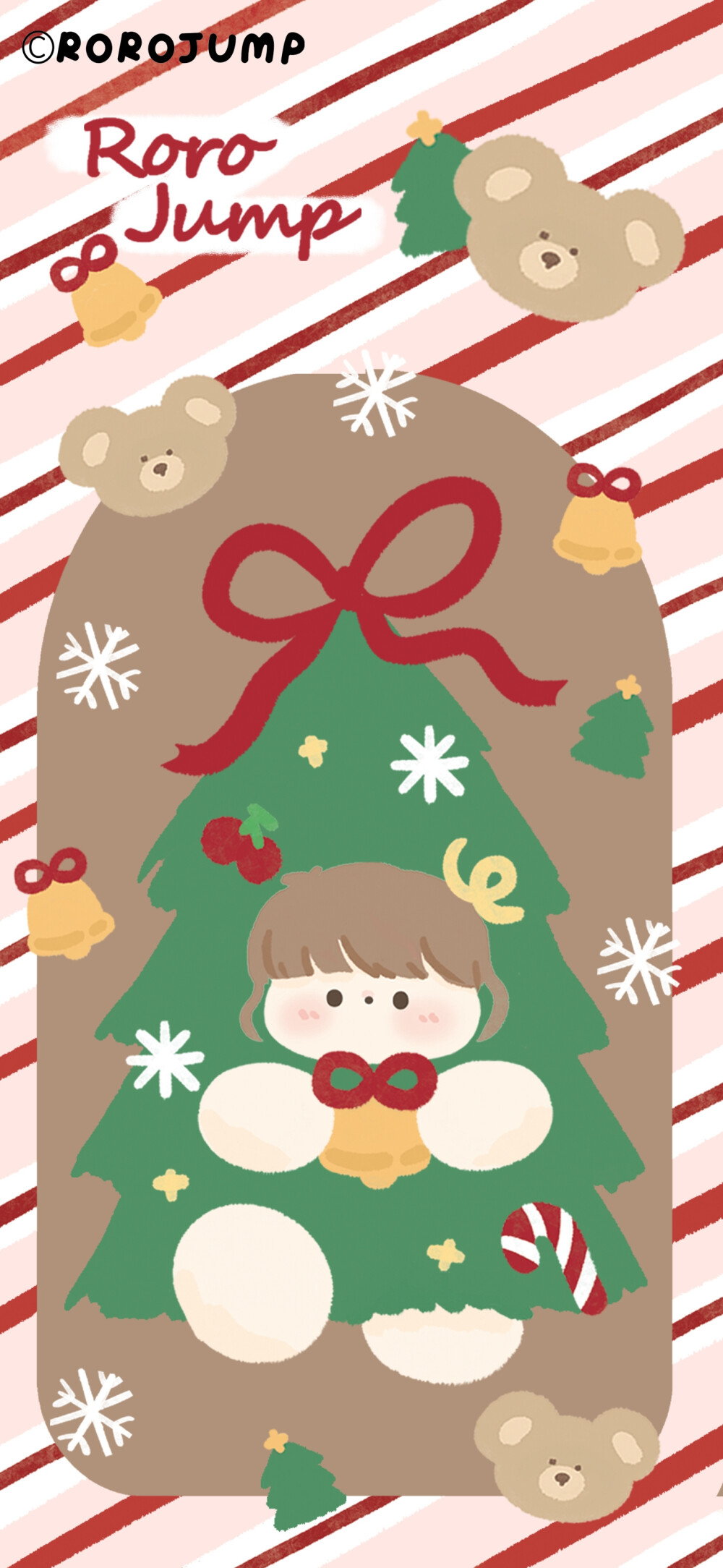 欢乐的圣诞节主题 壁纸和图标小组件 画师:rorojump肉肉酱