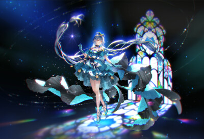 洛天依。画师：TID