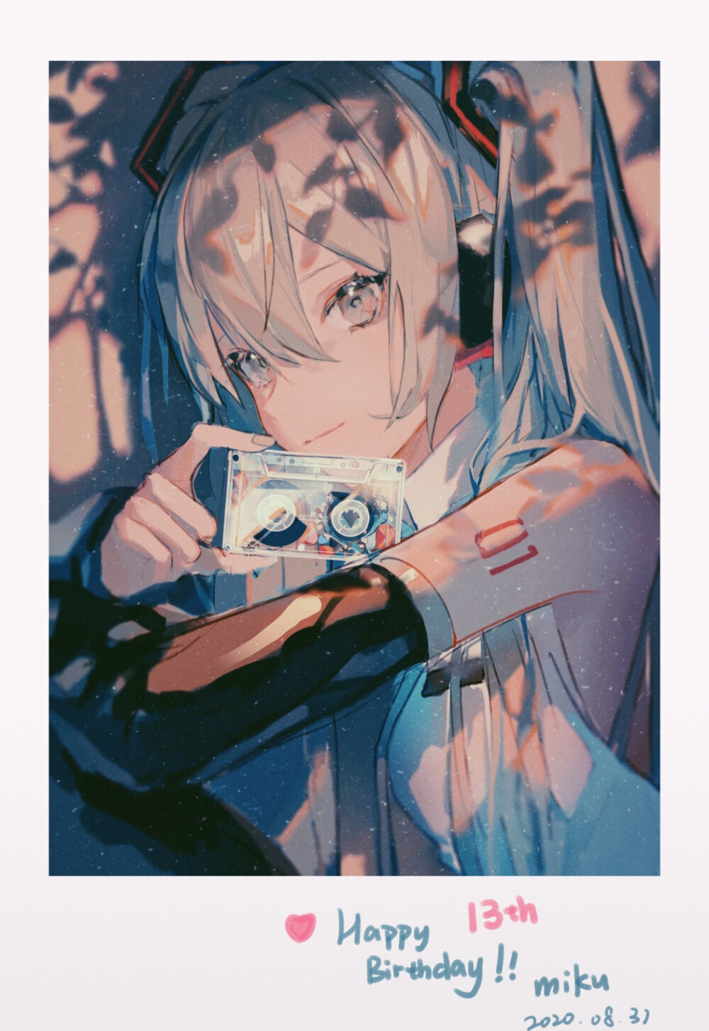 miku。画师：加油立旗