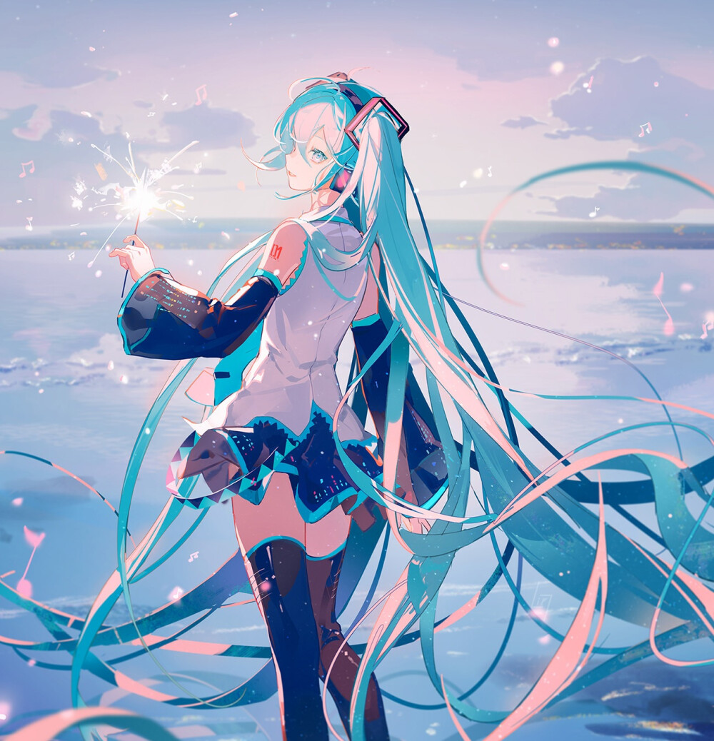 miku。画师：加油立旗