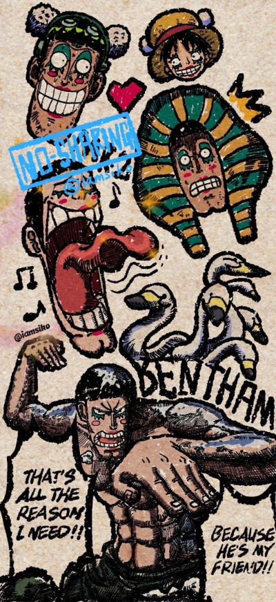 『源微博』海贼王壁纸
微博搜罗 原作者忘记了
有时间会补全