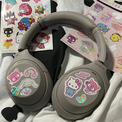 可爱 粉色 Hello kitty 背景图