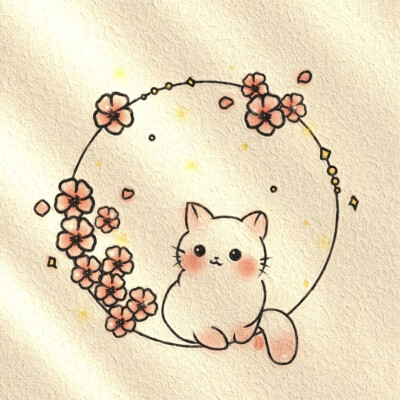 动漫头像 可爱 兔子 萌宠 （画师不详 出处不详）