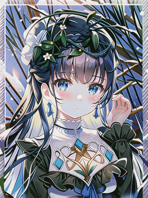 墨竹色公主裙女团头