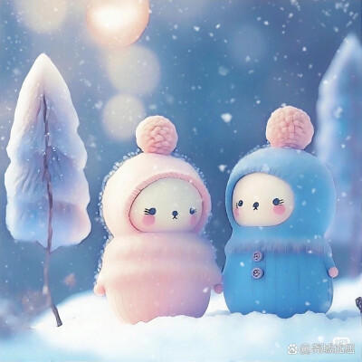 可爱的雪人