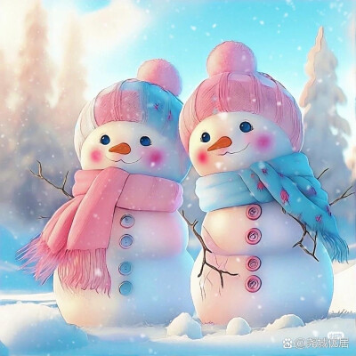 可爱的雪人