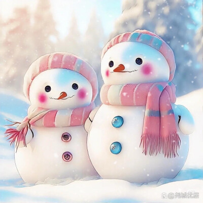 可爱的雪人