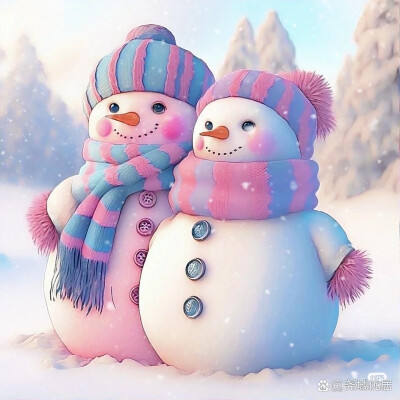 可爱的雪人