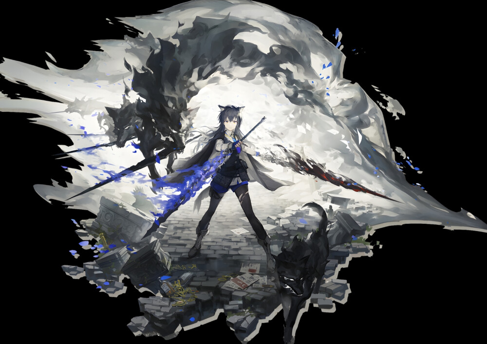 明日方舟 缄默德克萨斯 - 堆糖，美图壁纸兴趣社区