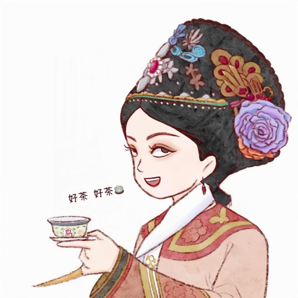 甄嬛传手绘，画师：画画han