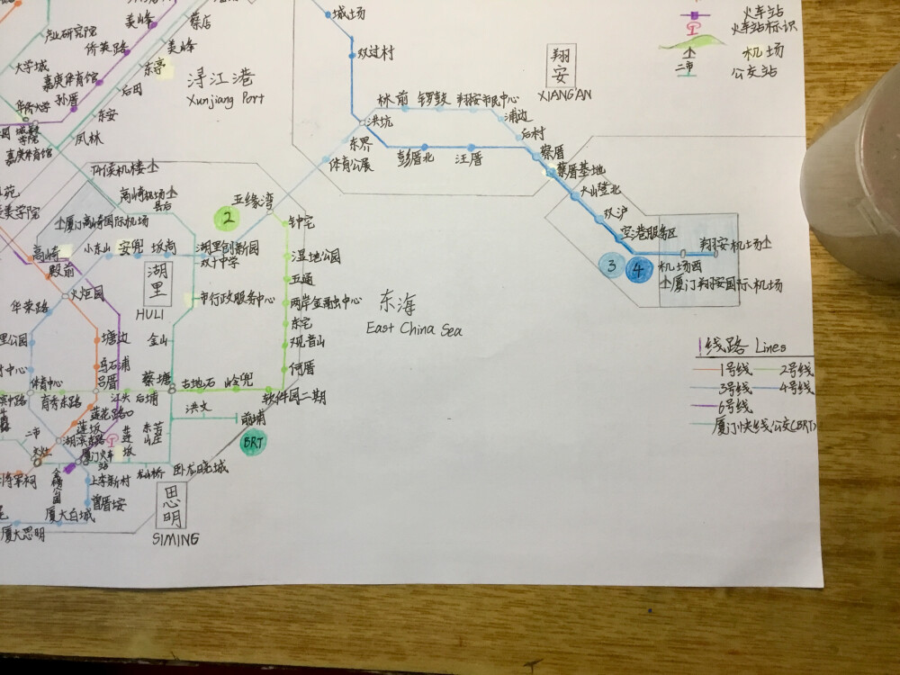 厦门地铁2025+线路图