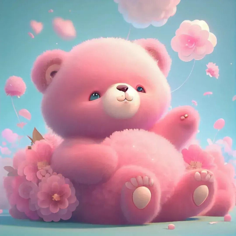 粉色小熊 