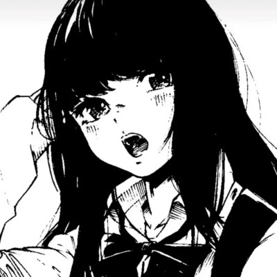 黑白漫画头像
