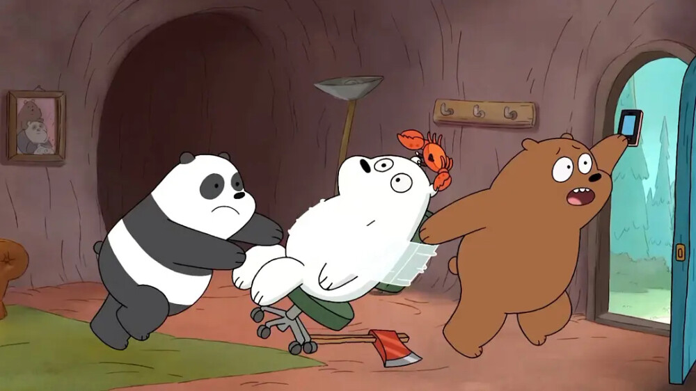 裸熊系列/平板壁纸