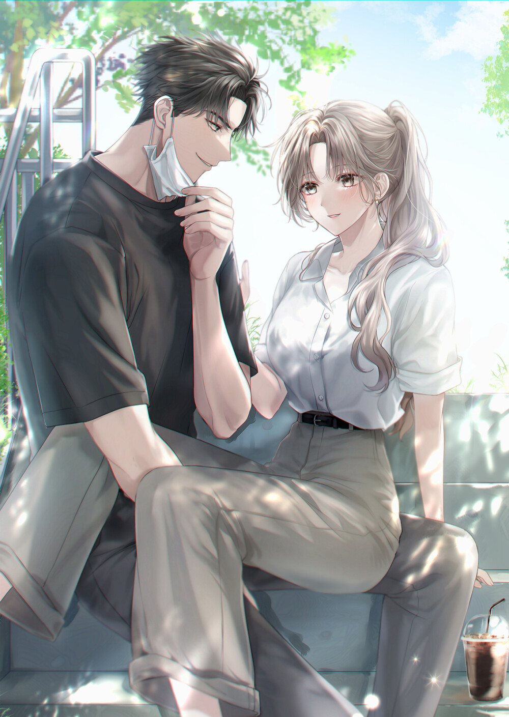 动漫情侣 - 高清图片,堆糖,美图壁纸兴趣社区