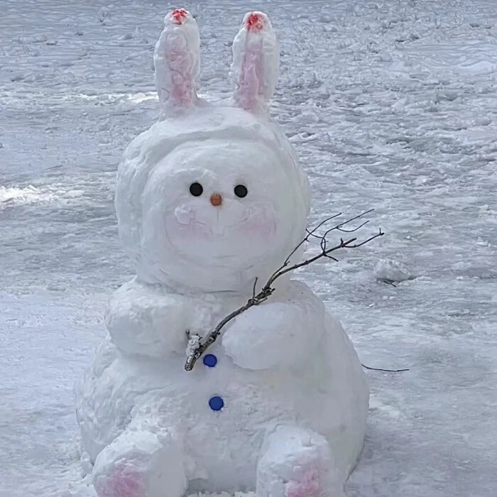 冬季雪地背景图