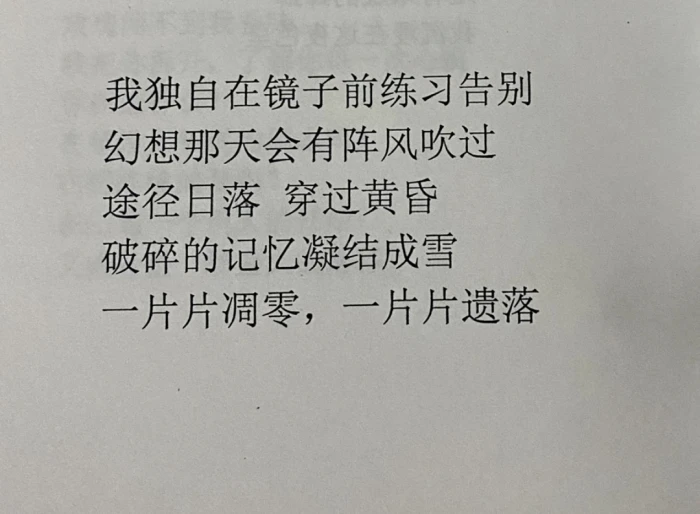 “希望今年冬天不太冷”
“硕珍要平安快乐的回来啊” 