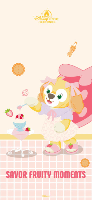 上海迪士尼达菲日常系列 达菲雪莉玫星黛露托尼可琦安olu玲娜贝儿