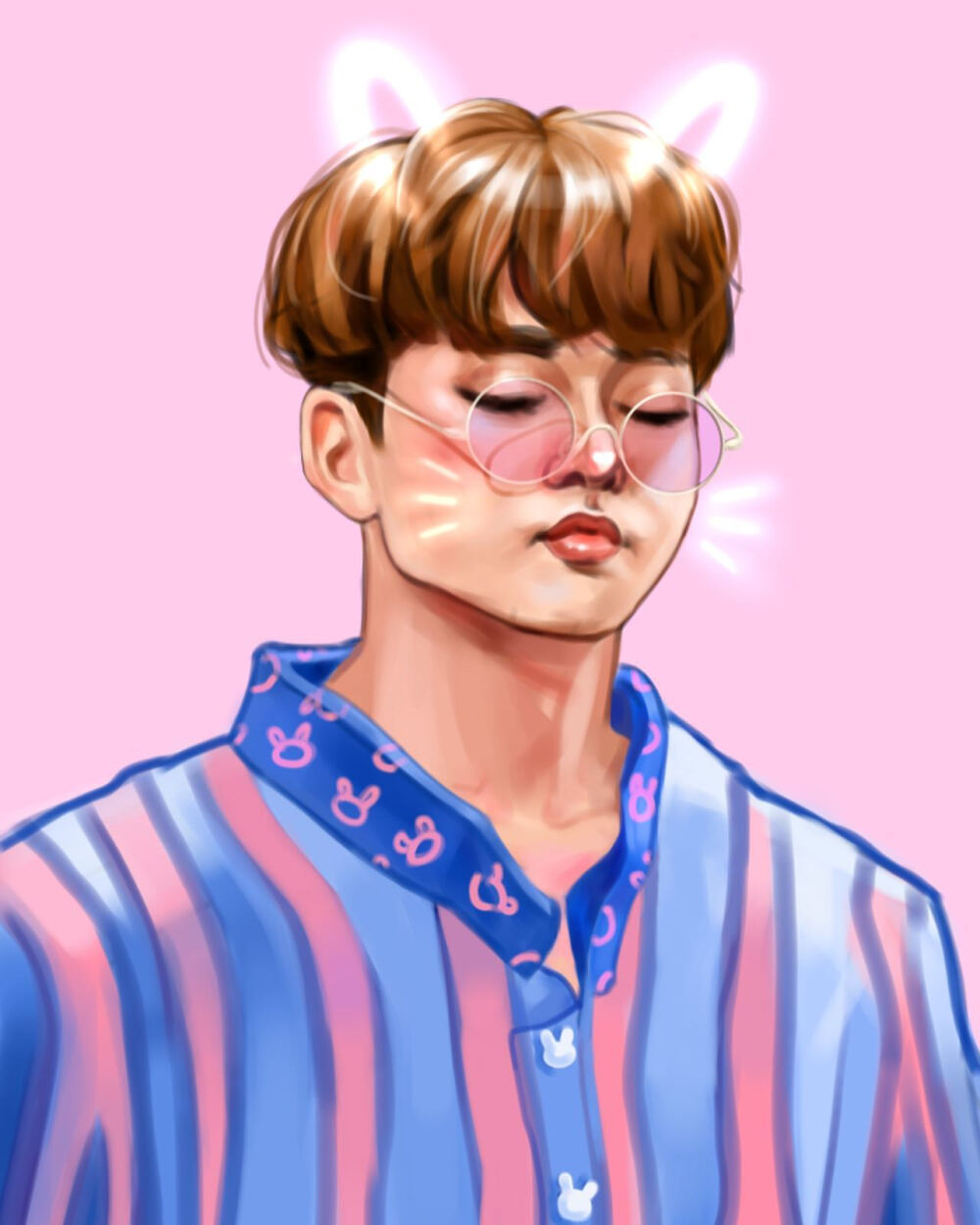 田柾国手绘,搜图不易,留图请点赞,专辑内所有图片均有才阿米所绘,我