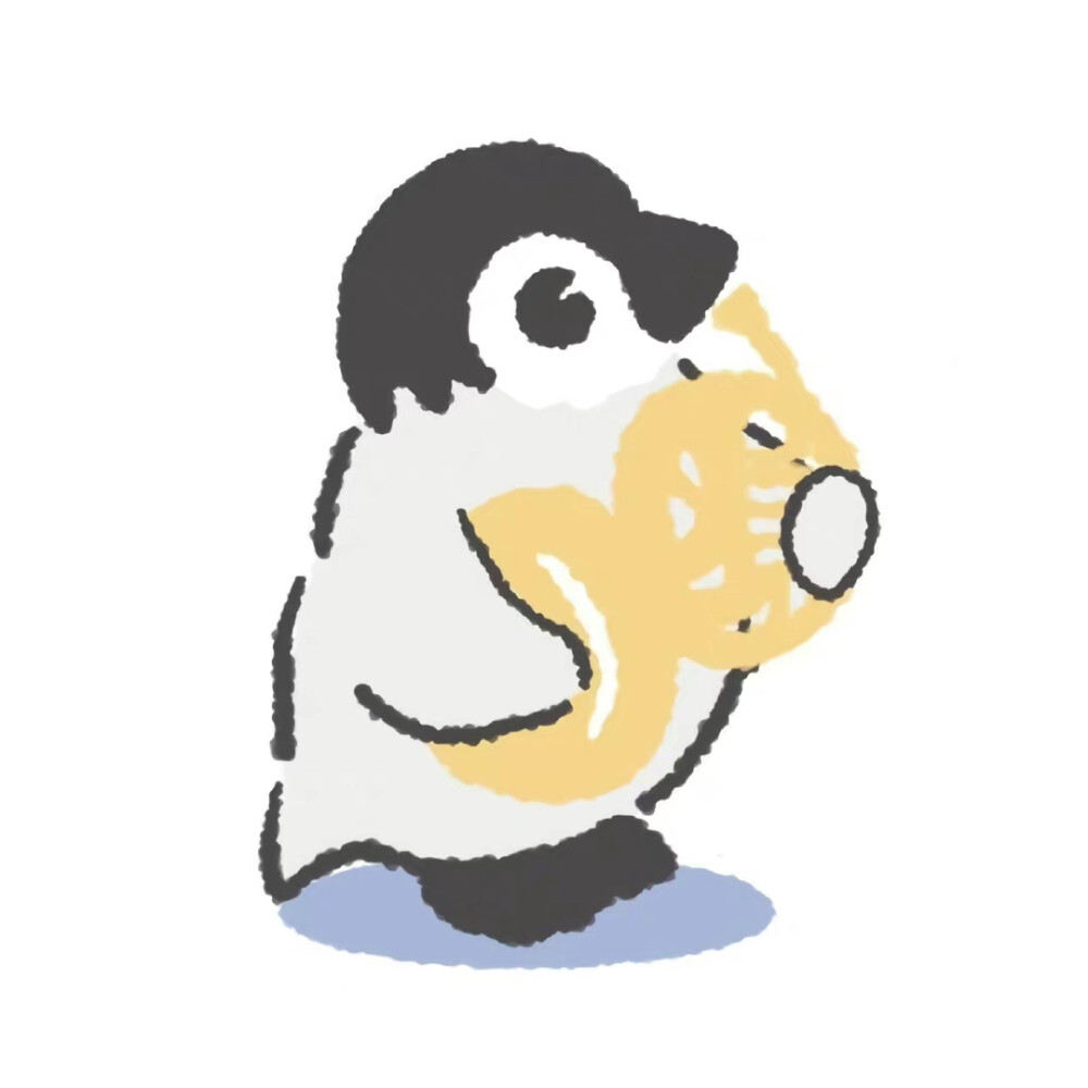 企鹅冲击表情包图片