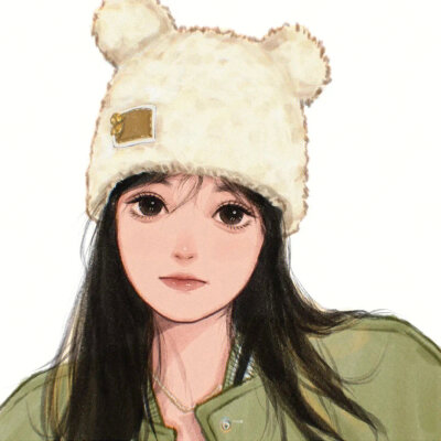 很唯美的WeChat插画女生头像 ​​​